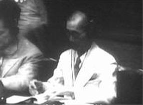 图文：审判席上的松井石根