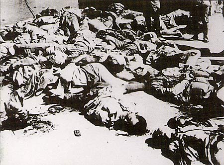 图文：南京遍地是日军屠杀留下的中国人尸体