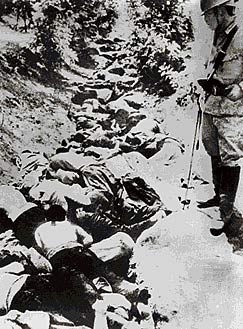 图文：日军在南京中华门外屠杀中国平民现场